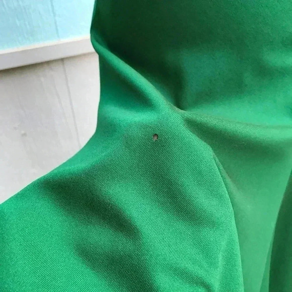 Vintage Foxy Lady 70s Disco queen green dress-L - Picture 9 of 11